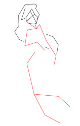 How to draw princess ariel step by step - Step 2