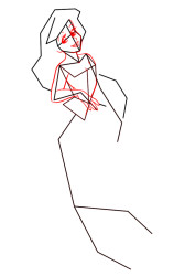 How to draw princess ariel step by step - Step 4