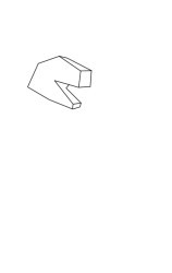 How to draw a trex step by step - Step 1