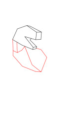 How to draw a trex step by step - Step 2