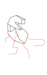 How to draw a trex step by step - Step 3