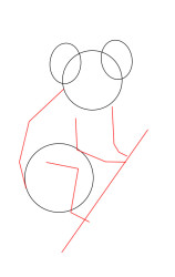 How to draw a koala bear step by step - Step 2