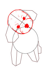 How to draw a puppy dog step by step - Step 3