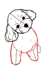 How to draw a puppy dog step by step - Step 5
