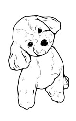 How to draw a puppy dog step by step - Step 8