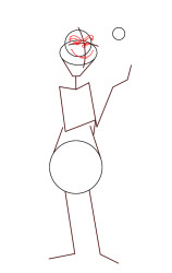 How to draw the Grinch step by step - Step 3