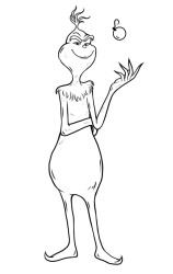 How to draw the Grinch step by step - Step 8