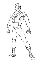 How to draw spider man  step by step - Step 9