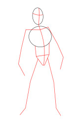 How to Draw Tarzan easy - Drawing Step by Step - Step 2