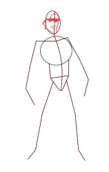 How to Draw Tarzan easy - Drawing Step by Step - Step 3
