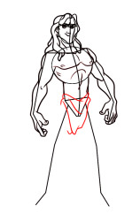 How to Draw Tarzan easy - Drawing Step by Step - Step 7