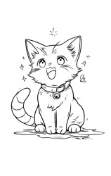 How to draw a kitten step by step - Step 9