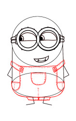 How to draw a minion step by step - Step 5