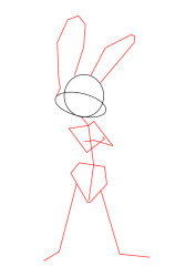How To Draw Judy Hopps From Zootopia - Step 2