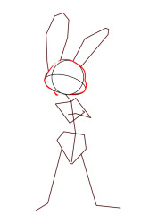 How To Draw Judy Hopps From Zootopia - Step 3
