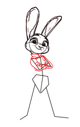 How To Draw Judy Hopps From Zootopia - Step 6
