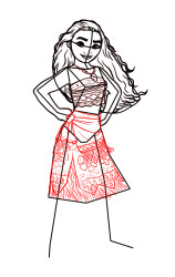 How To Draw Moana  Disney Princess - Step 6