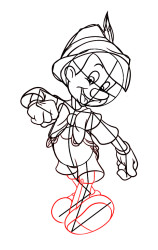How To Draw Pinocchio | Easy Step-by-Step Tutorial for Kids - Step 7
