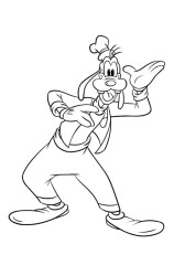 How to draw goofy step by step - Step 8