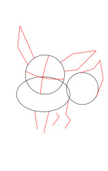 How to draw Eevee step by step - Step 2