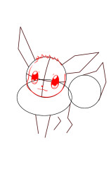 How to draw Eevee step by step - Step 3