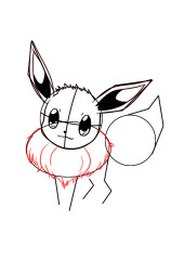 How to draw Eevee step by step - Step 5