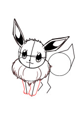How to draw Eevee step by step - Step 6
