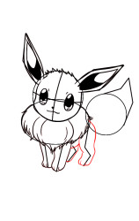 How to draw Eevee step by step - Step 7