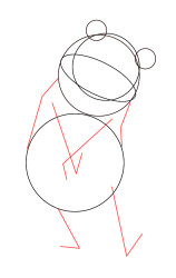 How to draw winnie the pooh characters step by step - Step 3