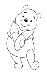 How to draw winnie the pooh characters step by step - Step 9