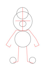How to draw mario characters step by step - Step 2