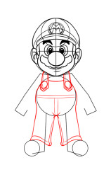 How to draw mario characters step by step - Step 5