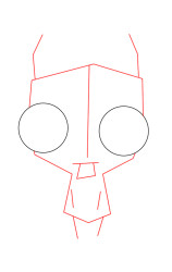 How to draw gir - Step 2