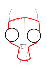 How to draw gir - Step 4