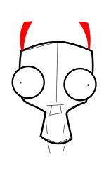 How to draw gir - Step 5