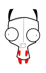 How to draw gir - Step 6