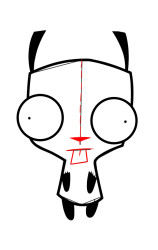 How to draw gir - Step 7