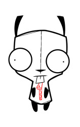 How to draw gir - Step 8