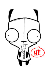 How to draw gir - Step 9