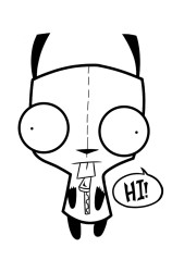 How to draw gir - Step 10