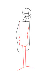 How to draw shaggy - Step 3