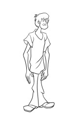 How to draw shaggy - Step 10