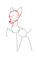 How to draw bambi step by step - Step 3