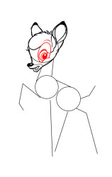 How to draw bambi step by step - Step 5