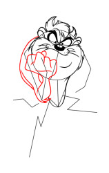 Tasmanian devil how to draw step by step - Step 6