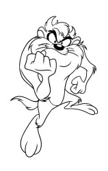 Tasmanian devil how to draw step by step - Step 10