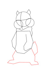 How to draw Alvin - Step 4