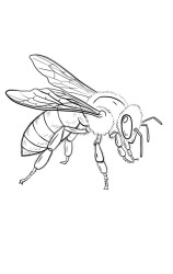 How to draw wasps - Step 9