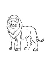 How to draw a lion easy - Step 10