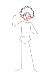 How to draw Deku - Step 4